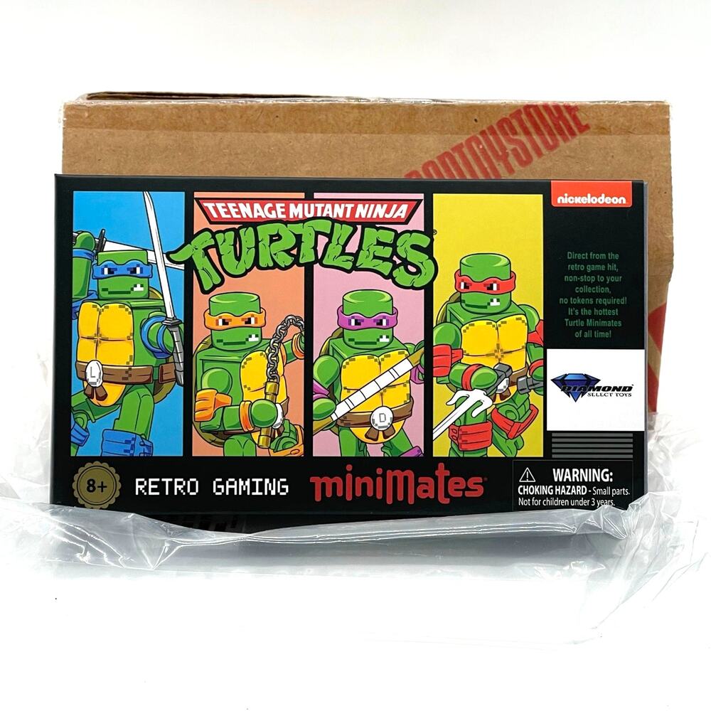 2024 SDCC Comic Con Exclusive TMNT Retro Game Minimates